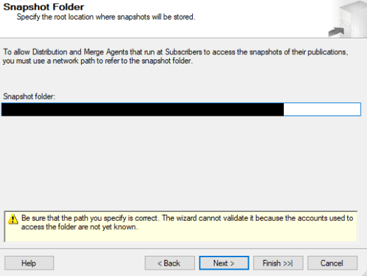 Snapshot folder